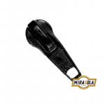Cursor Ziper Poliéster com Trava Preto nº 07
