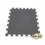 Tatame 1mt x 1mt 20mm Bicolor Grafite/Cinza Claro