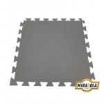 Tatame 1mt x 1mt 20mm Bicolor Grafite/Cinza Claro