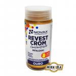 Tinta Metalizada Revestcrom 90ml Ouro Novax