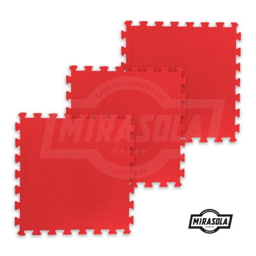 Tatame 1mt x 1mt 10mm Vermelho