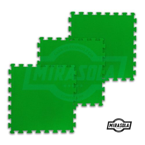 Tatame 1mt x 1mt 10mm Verde Bandeira