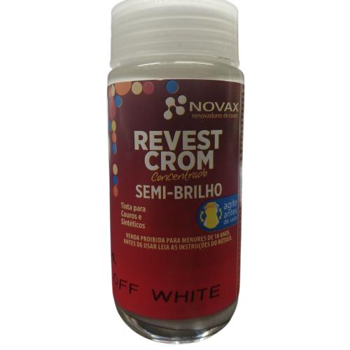 Tinta Revestcrom Semi-Brilho 90ml Off-White Novax