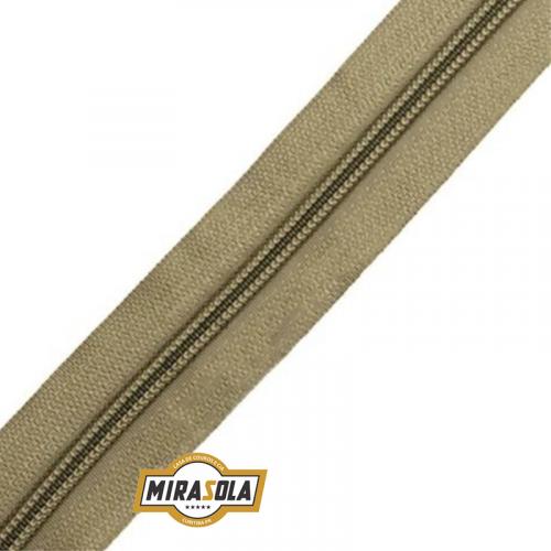 Zíper Nylon em Metro nº 07 Bege Escuro
