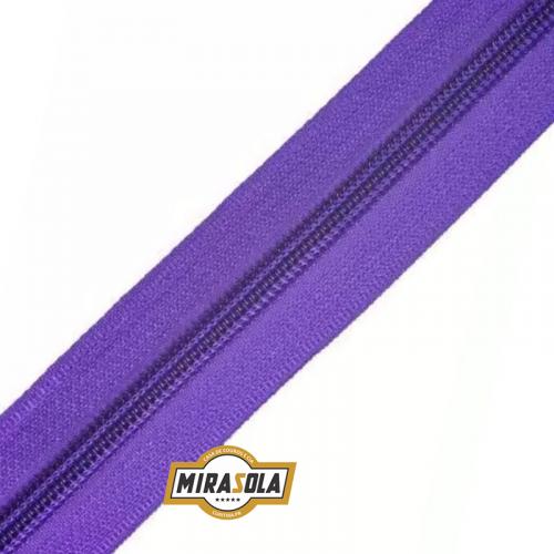 Zíper Nylon em Metro nº 07 Lilás