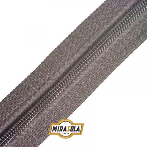 Zíper Nylon em Metro nº 07 Cinza