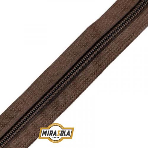 Zíper Nylon em Metro nº 07 Marrom