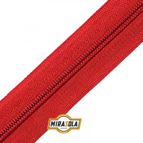 Zíper Nylon em Metro nº 07 Vermelho