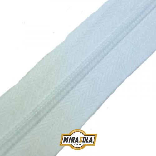 Zíper Nylon em Metro nº 07 Branco