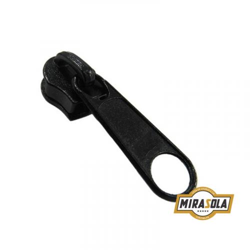 Cursor Zíper Poliéster sem Trava Preto nº 08