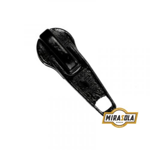 Cursor Ziper Poliéster com Trava Preto nº 07