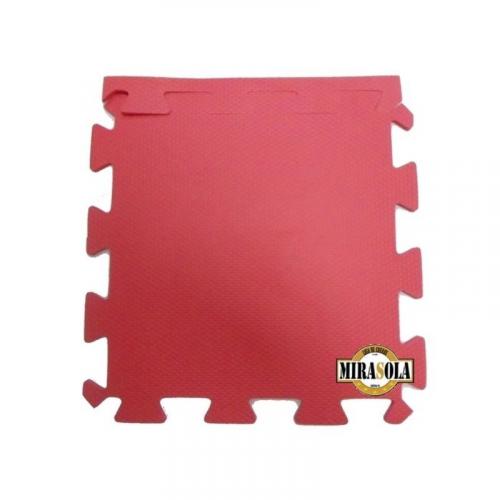 Tatame 50cm x 50cm 10mm Vermelho
