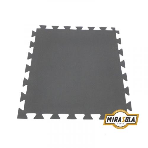 Tatame 1mt x 1mt 20mm Bicolor Grafite/Cinza Claro