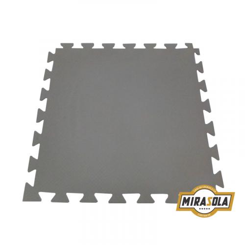 Tatame 1mt x 1mt 20mm Bicolor Grafite/Cinza Claro