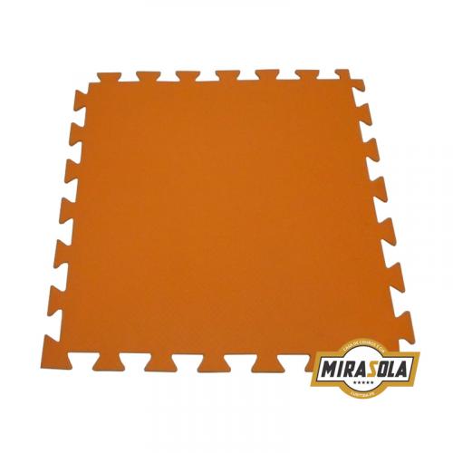 Tatame 1mt x 1mt 30mm Bicolor Verde/Laranja
