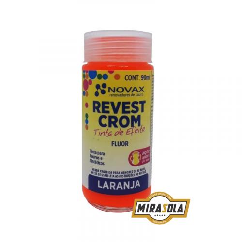Tinta Revestcrom Fluor 90ml Laranja 
