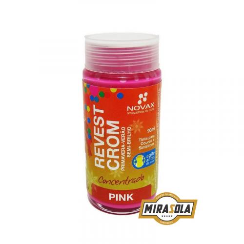 Tinta Revestcrom Semi-Brilho 90ml Pink Novax