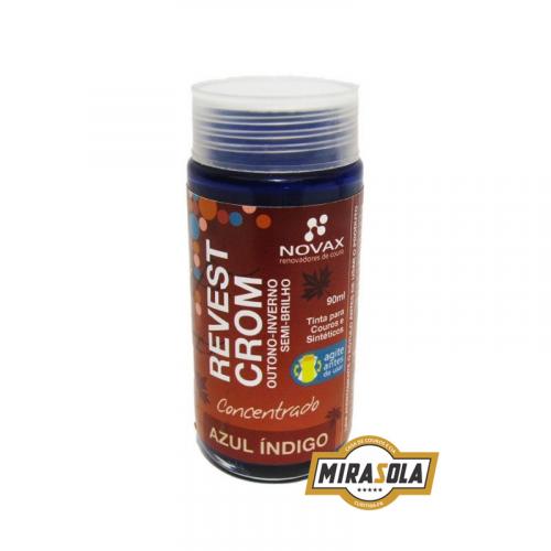 Tinta Revestcrom Semi-Brilho 90ml Azul Índigo Novax