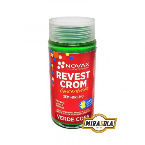 Tinta Revestcrom Semi-Brilho 90ml Verde Copa Novax