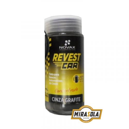 Tinta Revest Car 90ml Cinza Grafite Novax