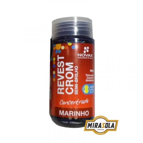 Tinta Revestcrom Semi-Brilho 90ml Azul Marinho Novax