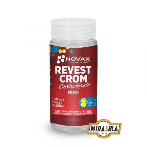 Tinta Revestcrom 90ml Marrom Fosco Novax