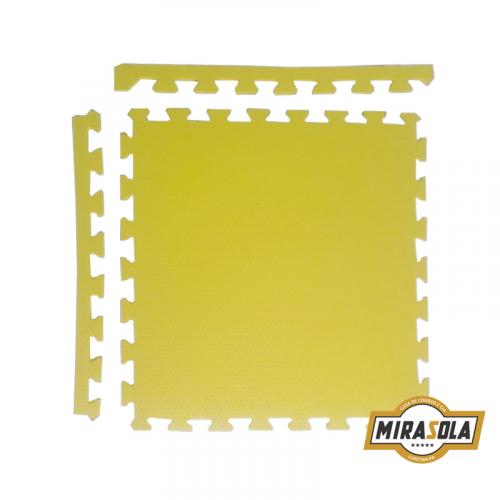Tatame Premium 50cm x 50cm 10mm Amarelo