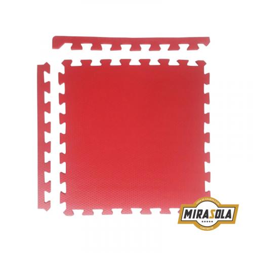 Tatame Premium 50cm x 50cm 10mm Vermelho